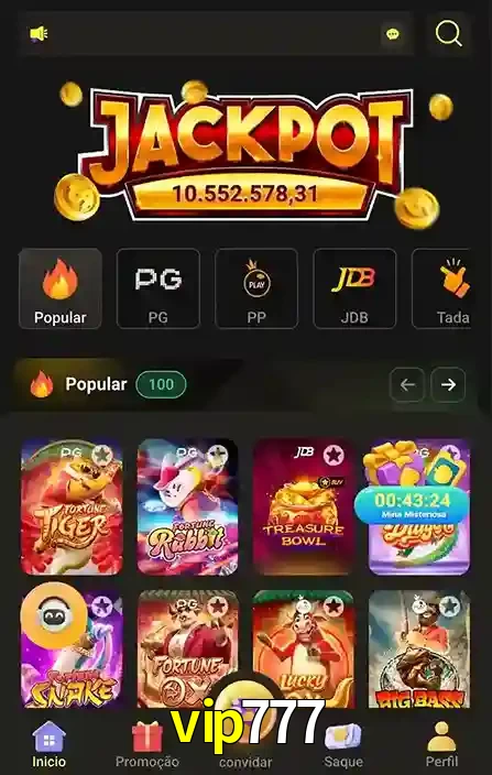 Promoções Especiais no vip777 App